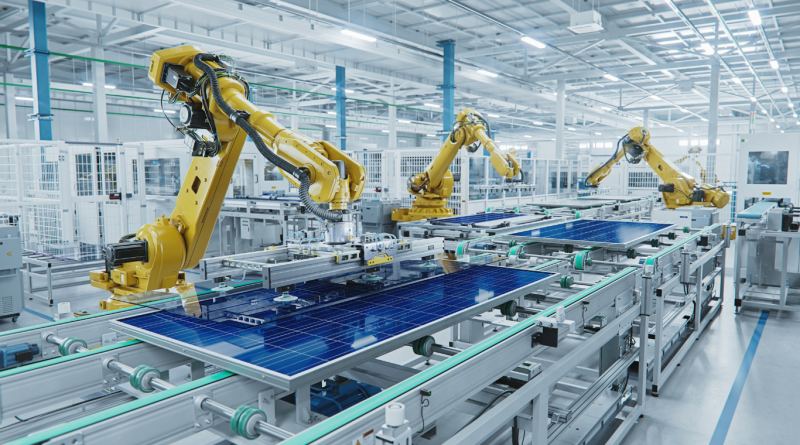 Advanced robotic manufacturing line